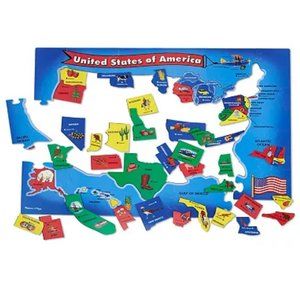 Floor Puzzle - Map of the United States